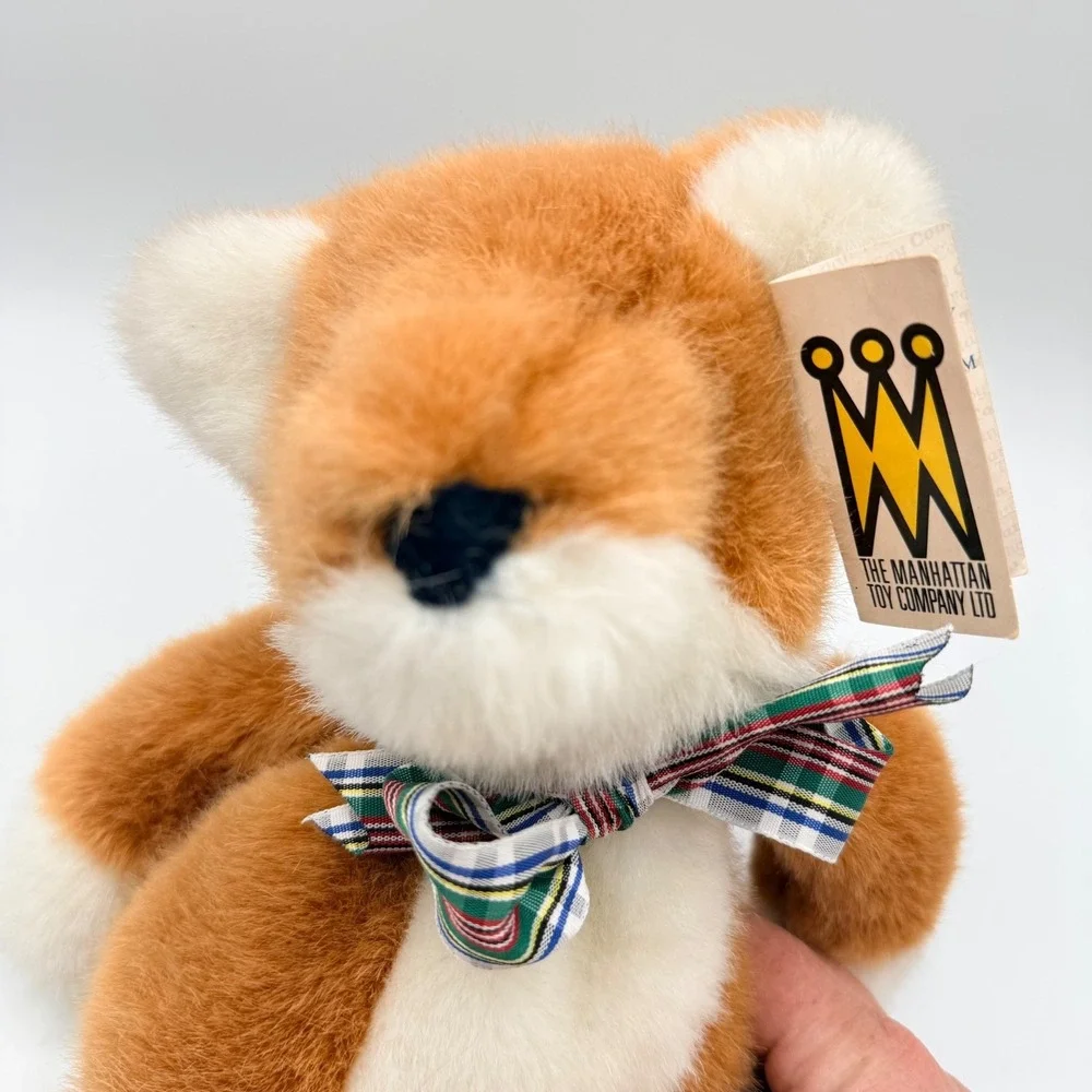 NEW Manhattan Toy Company, Floppy Fox Sleepy Eyes 14
